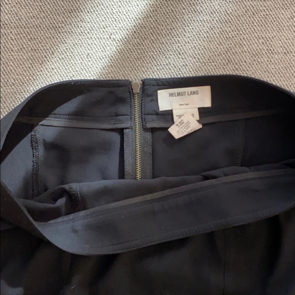 Helmet Lang black skirt super thin and soft